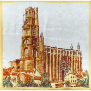 Cathédrale d'Albi Gravure Ancienne