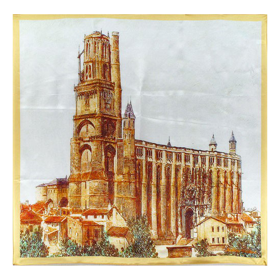 Cathédrale d'Albi Gravure Ancienne