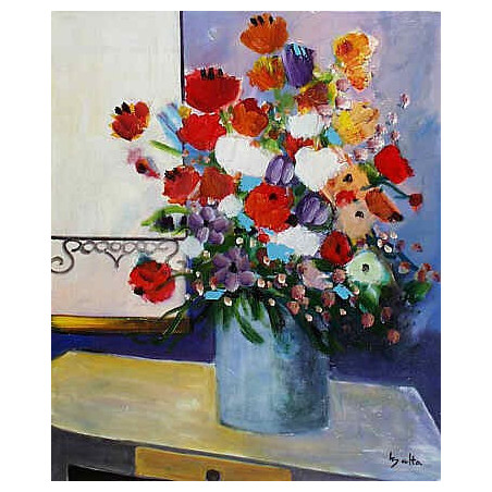 Le Bouquet à La Fenêtre