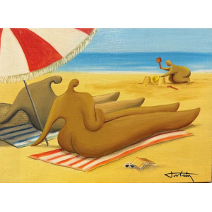 Peinture à l'huile de Jean Louis Toutain