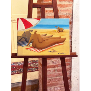 Peinture à l'huile de Jean Louis Toutain