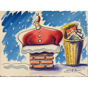 Aquarelle originale de Toutain