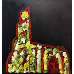 Peinture de Chavé sur la cathédrale d'Albi