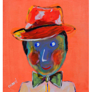 Portrait original d'Hubert peint par l'artiste Chavé
