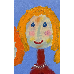 Tableau très coloré de l'artiste peintre Chavé