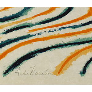 Lithographie intemporelle de André Brasilier