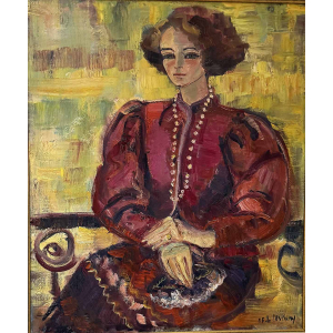 Tableau de Marie Françoise De L'Espinay Format 20F