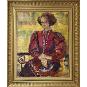 Tableau de Marie Françoise De L'Espinay Format 20F