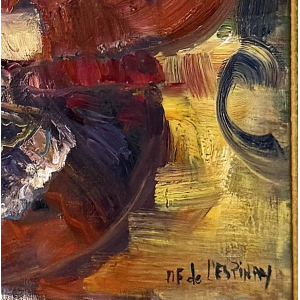 Tableau de Marie Françoise De L'Espinay Format 20F